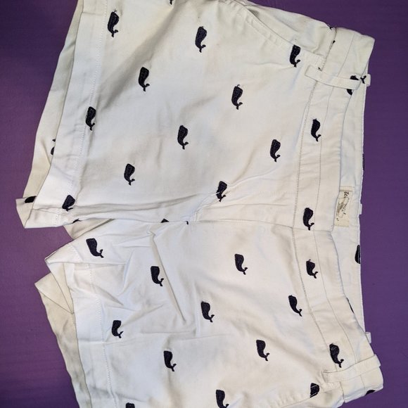 White and navy whale shorts - Picture 5 of 5